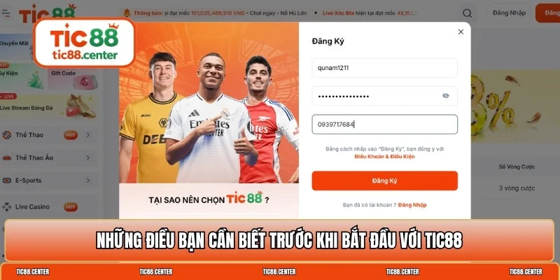 Đăng ký TIC88